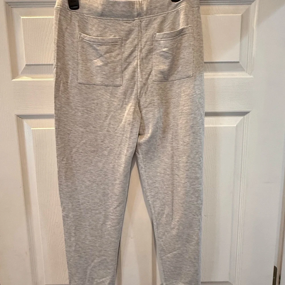 Lou & Grey Gray Track Pants with Elastic Waistband - Picture 5 of 5